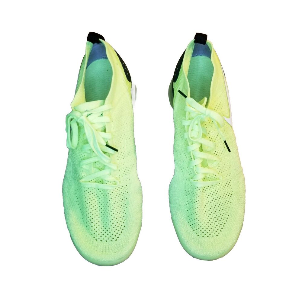 Nike Air Vapormax Flyknit 2 Men's Size 13 Volt Neon Yellow Green 942842-700